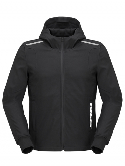 BLUZA SPIDI HOODIE ARMOR LIGHT BLACK