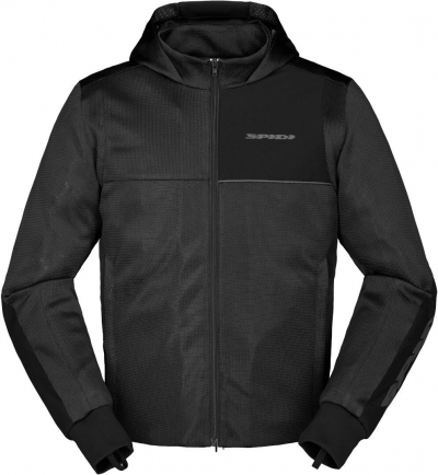 BLUZA SPIDI HOODIE NET BLACK MESH
