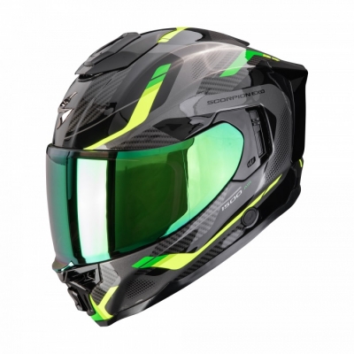 KASK SCORPION EXO-1500 AIR SLEEK BLACK-GREEN