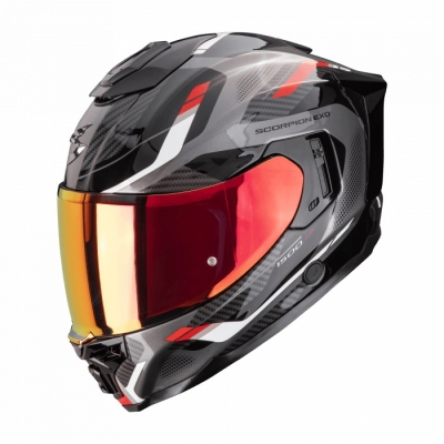 KASK SCORPION EXO-1500 AIR SLEEK  BLACK-RED