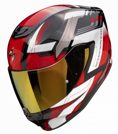 KASK SCORPION EXO-391 CAPTOR BLACK-RED