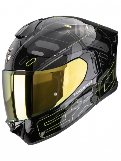 KASK SCORPION EXO-530 AIR FOND Black-Neon yell