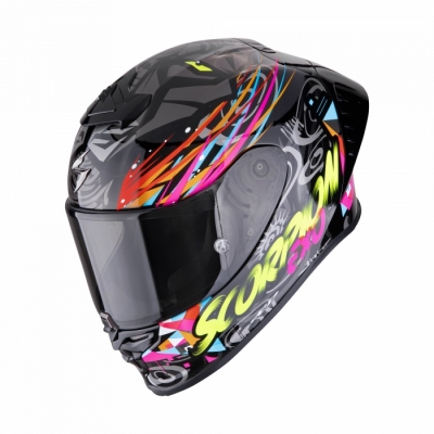 KASK SCORPION EXO-R1 II AIR SAVAGE BK-BL-PINK