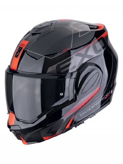 KASK SCORPION EXO-TECH EVO TRAVELLER BLK/RED