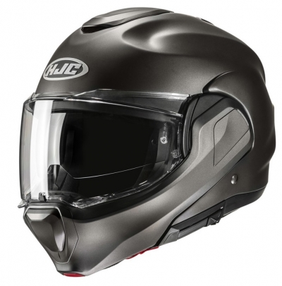 Kask Hjc F100 Solid Semi Flat Titanium