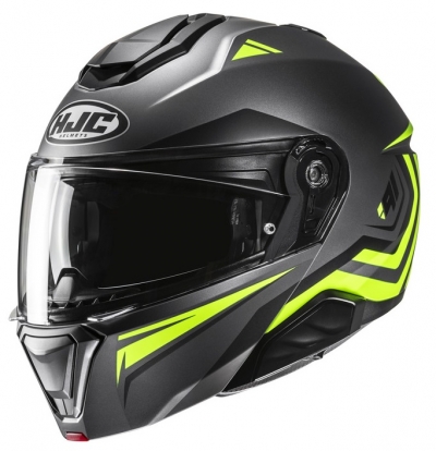 Kask Hjc I91 Tricus Black/Yellow
