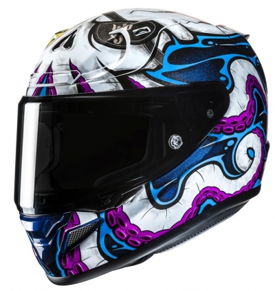 Kask Hjc Rpha12 Kraken White/Blue
