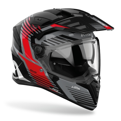 Kask Motocyklowy Airoh Bandit Spicy Red Gloss