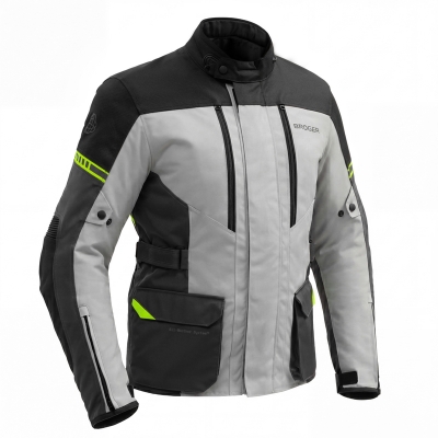 Kurtka Broger Overland Black Grey Fluo Yellow