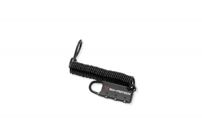 Linka Z Kłódką SW-Motech Zbezpieczenie Do Bagażu Black 180Cm
